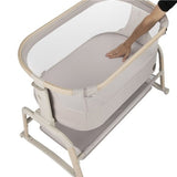 BabyLo Panorama XTi Premium Bundle & Travel System, Almond, Maxi Cosi Kori & Iora