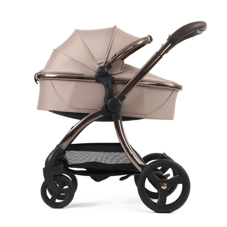 Egg Egg 3 Premium Travel System Bundle in Almond Houndstooth, With Maxi-Cosi Pebble 360 Pro² Car Seat & Base