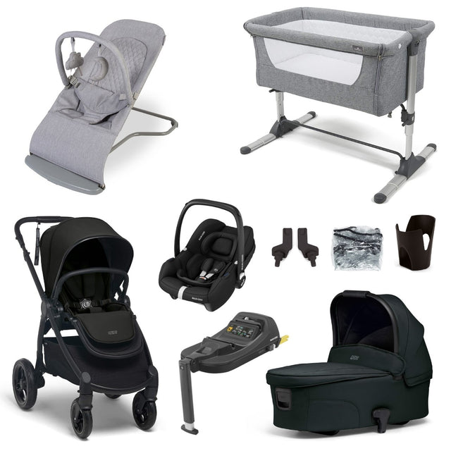 Mamas & Papas Ocarro Essential Travel & Nursery Bundle, Jet