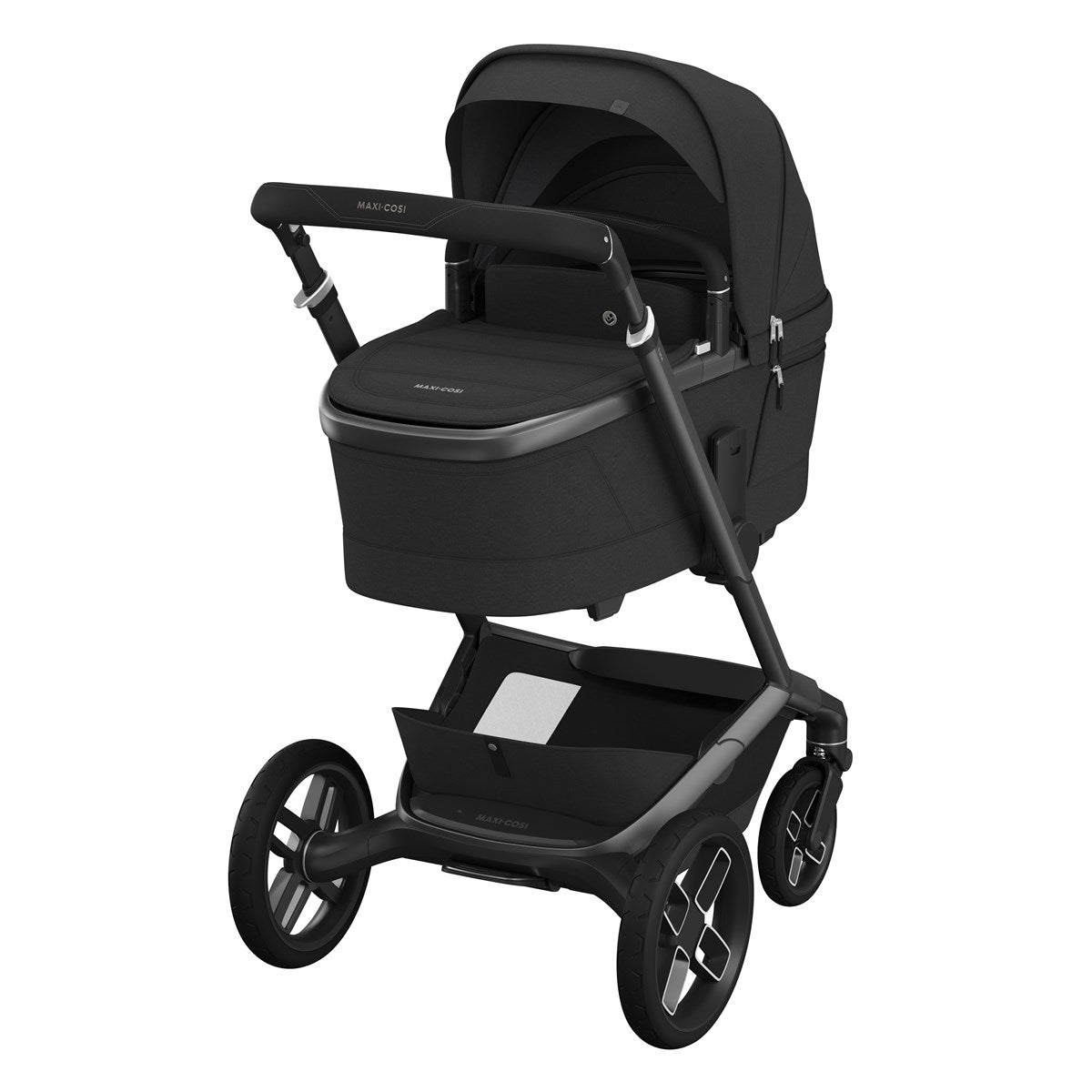 Maxi-Cosi Fame Essential Travel & Nursery Bundle, Twillic Black