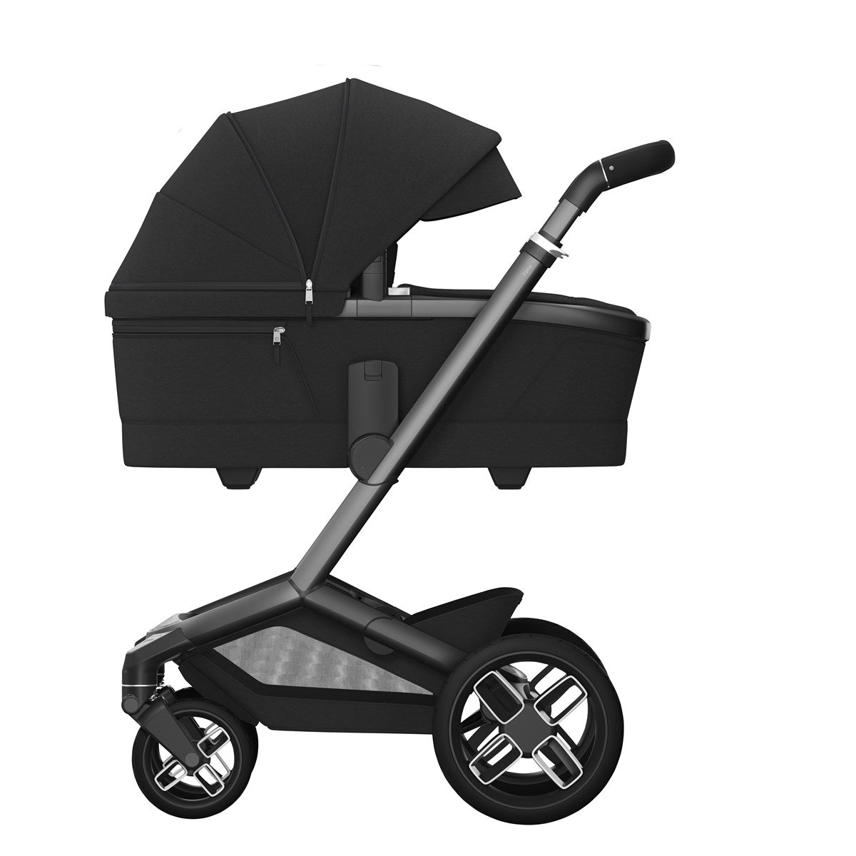 Maxi-Cosi Fame Essential Travel & Nursery Bundle, Twillic Black