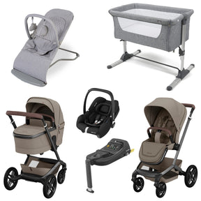 Maxi-Cosi Fame Essential Travel & Nursery Bundle, Twillic Truffle