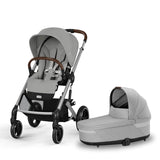 Cybex Balios S Lux Essential Travel & Nursery Bundle, Stone Grey