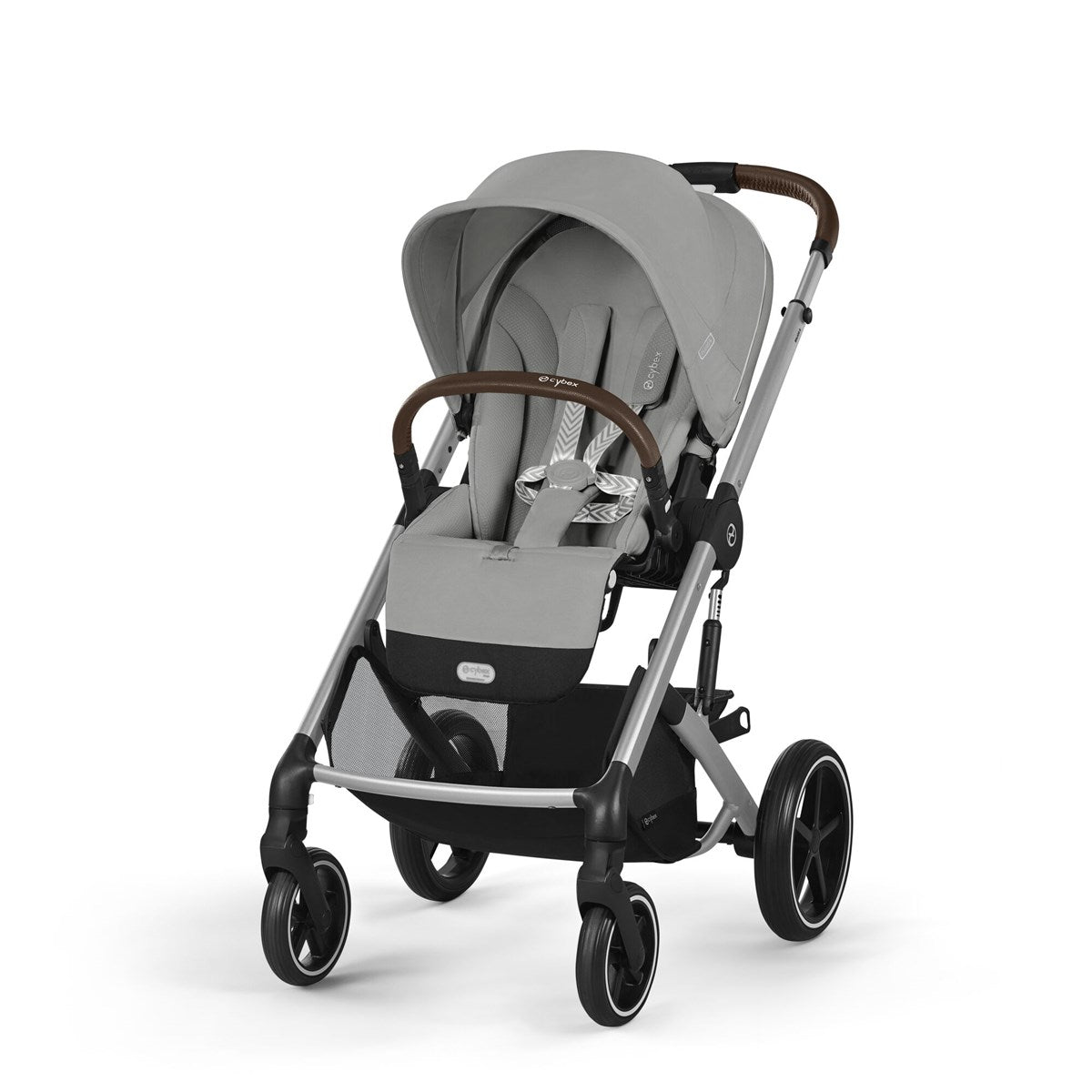 Cybex Balios S Lux Essential Travel & Nursery Bundle, Stone Grey