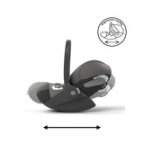 Cybex Balios S Lux 10 Piece Bundle with Cloud T & Base, Stone Grey