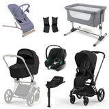 Cybex Priam Essential Travel & Nursery Bundle, Sepia Black / Matt Black