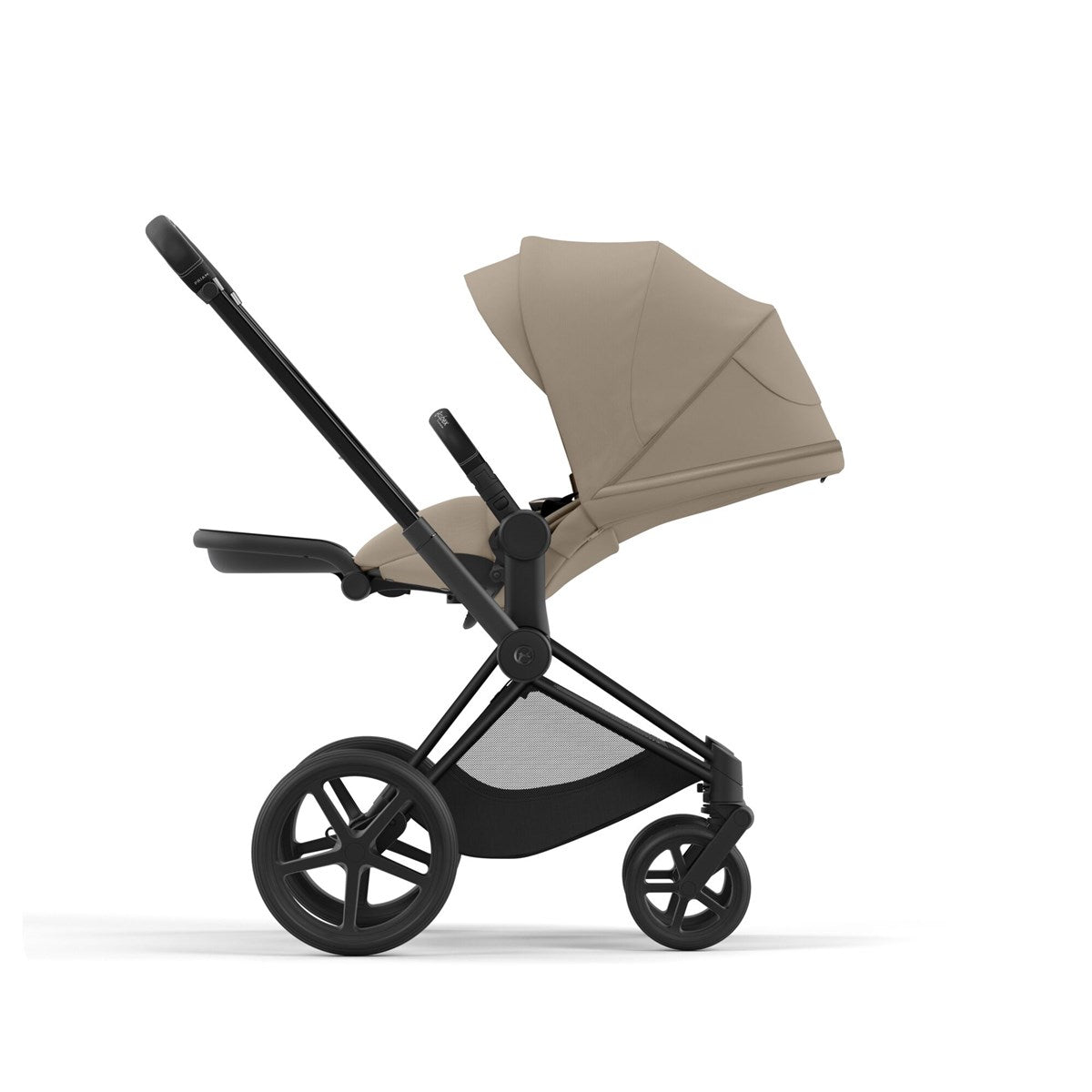 Cybex Priam Essential Travel & Nursery Bundle, Cozy Beige / Matt Black