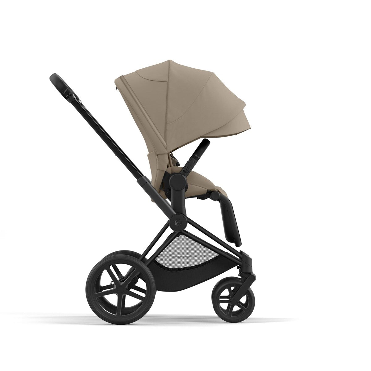 Cybex Priam Essential Travel & Nursery Bundle, Cozy Beige / Matt Black