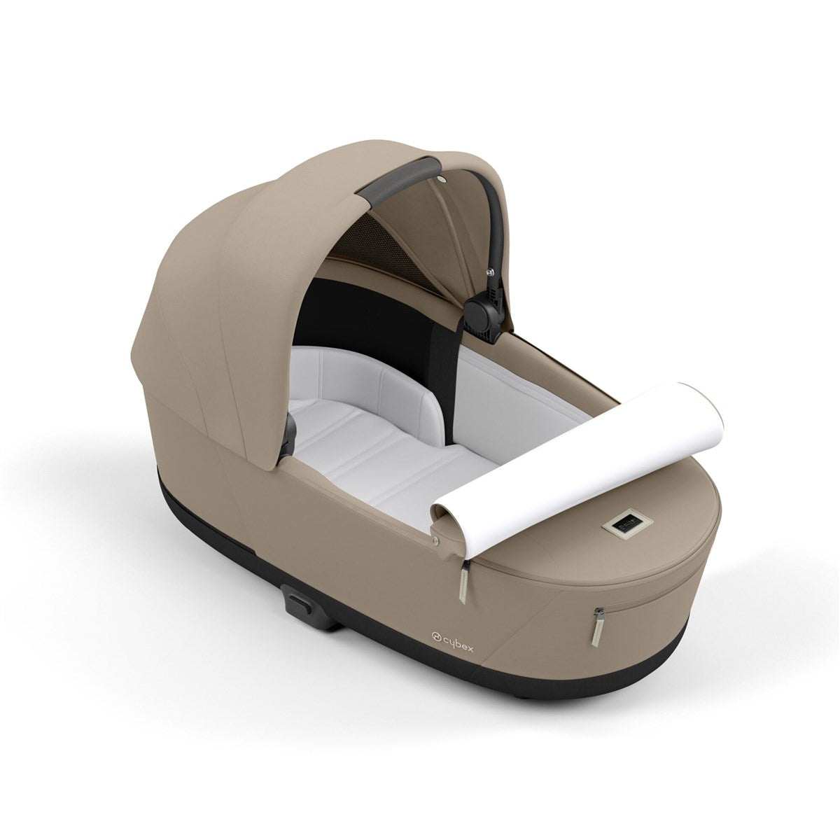 Cybex Priam Essential Travel & Nursery Bundle, Cozy Beige / Matt Black