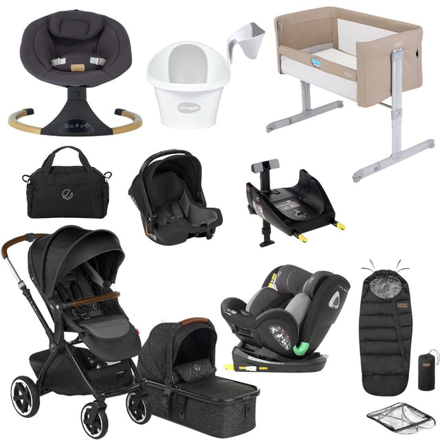 Jane Crosslight Essential Travel System & All You Need 0-12 Car Seat Bundle