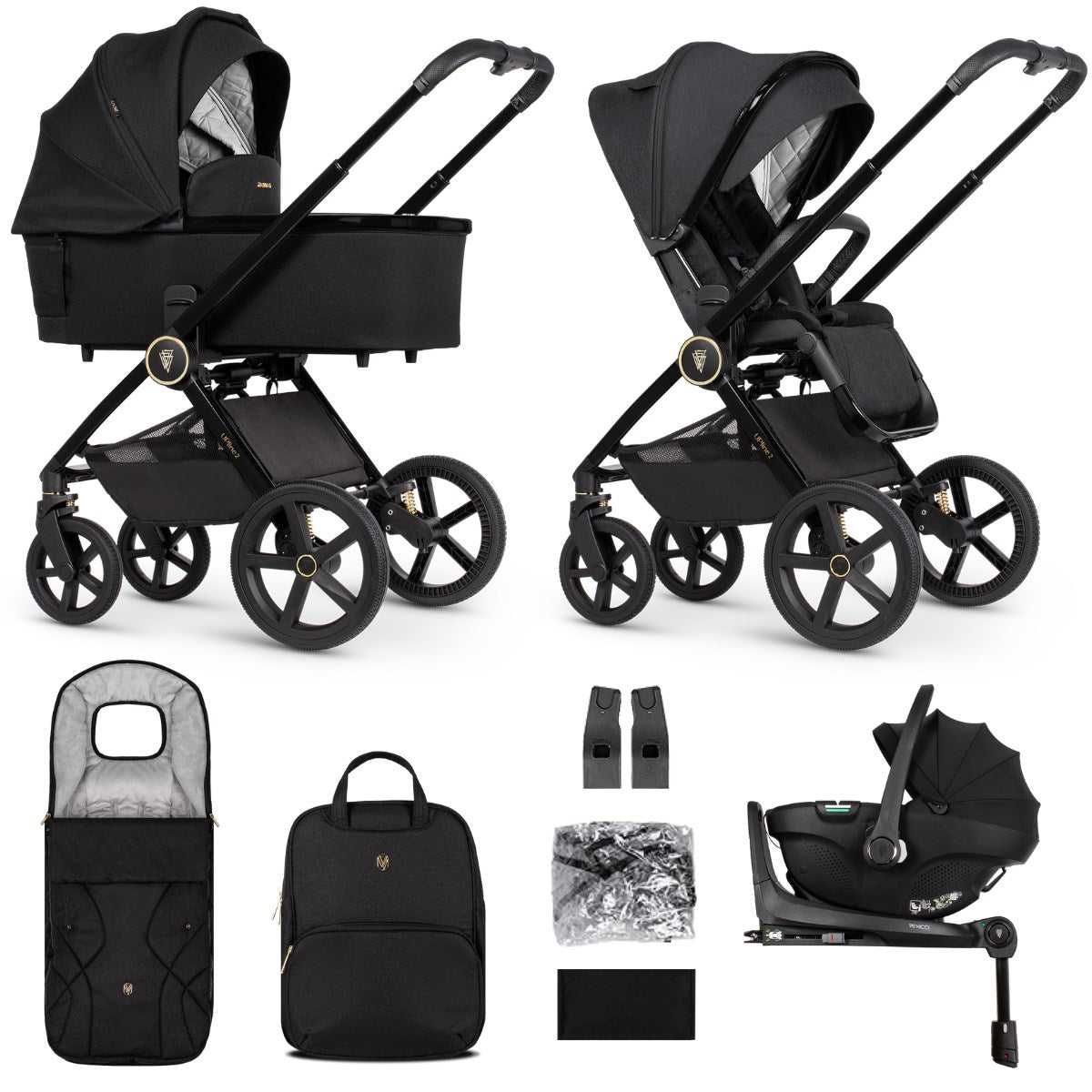 Venicci Upline 2 Travel System + 360 Base Bundle