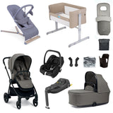 Mamas & Papas Vardo Essential Travel & Nursery Bundle, Storm