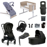 Mamas & Papas Vardo Essential Travel & Nursery Bundle, Noir