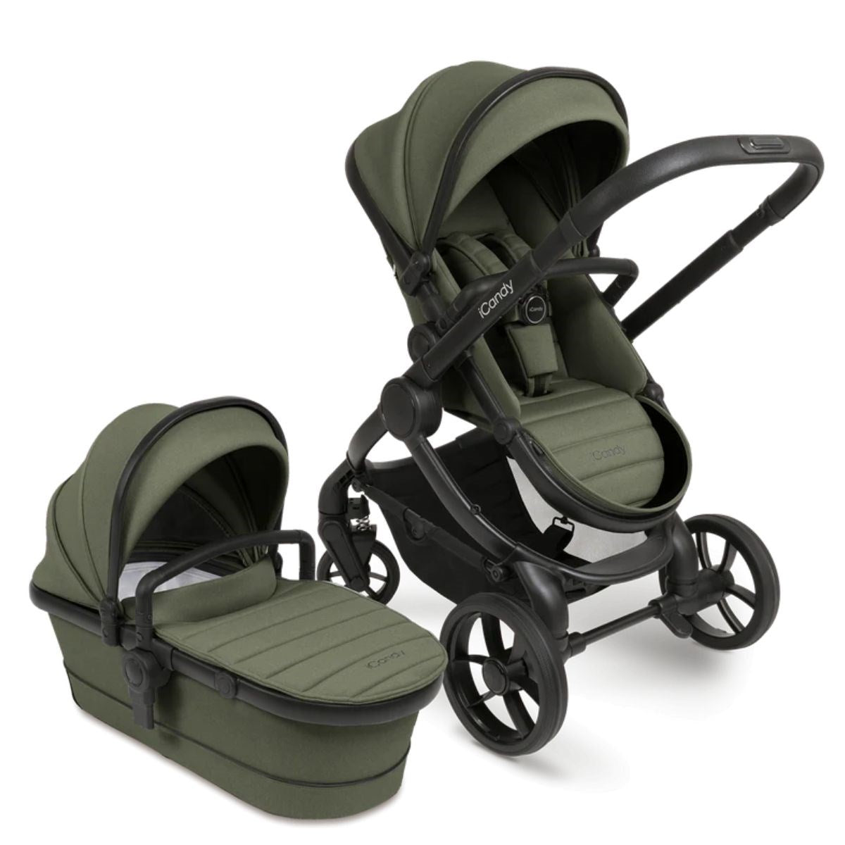 iCandy Peach 7 Travel System With Cybex Cloud T & Base T, Ivy