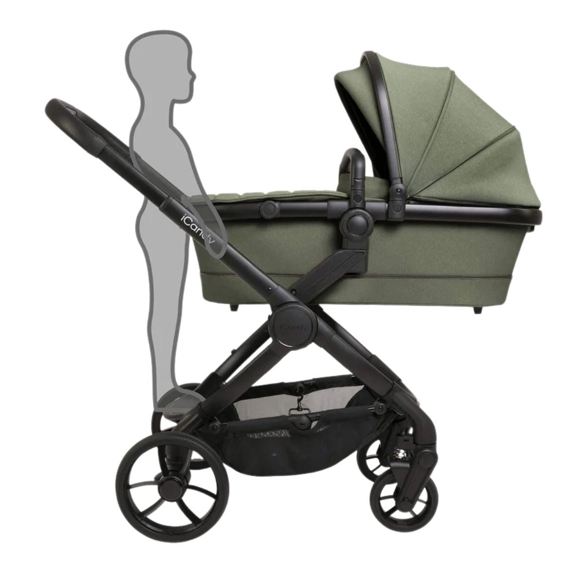 iCandy Peach 7 Travel System With Cybex Cloud T & Base T, Ivy