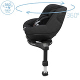 Maxi-Cosi 360 Pro Family Car Seat Bundle, Twillic Black