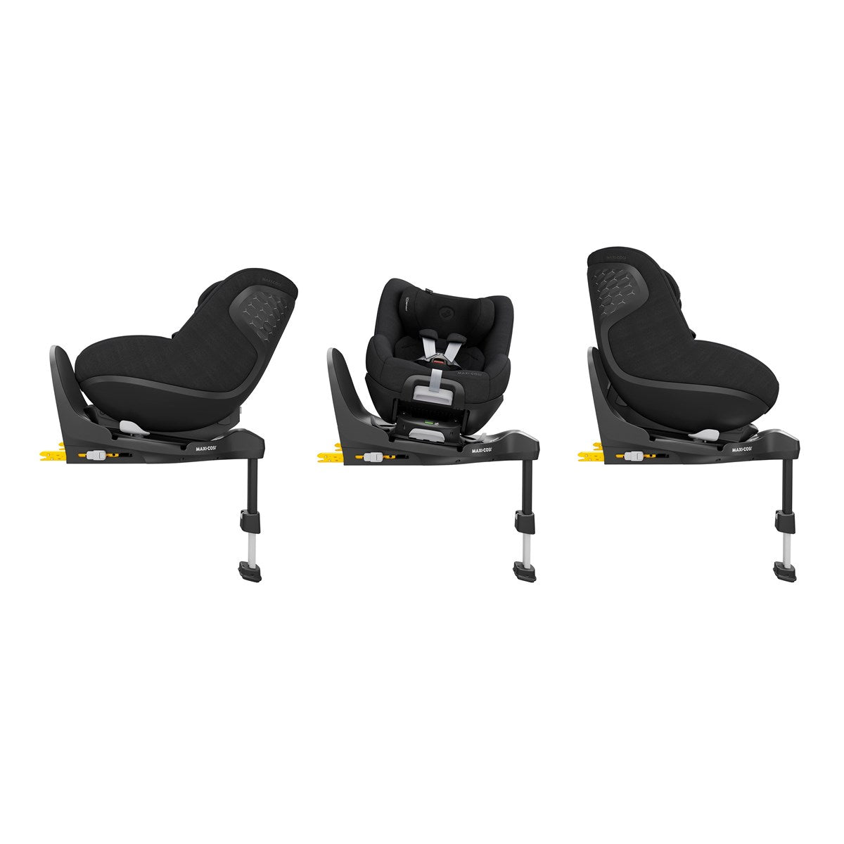 Maxi-Cosi 360 Pro Family Car Seat Bundle, Twillic Black