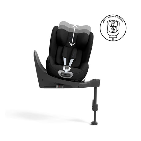 Cybex Cloud T & Sirona T 360 Car Seat Bundle, Sepia Black