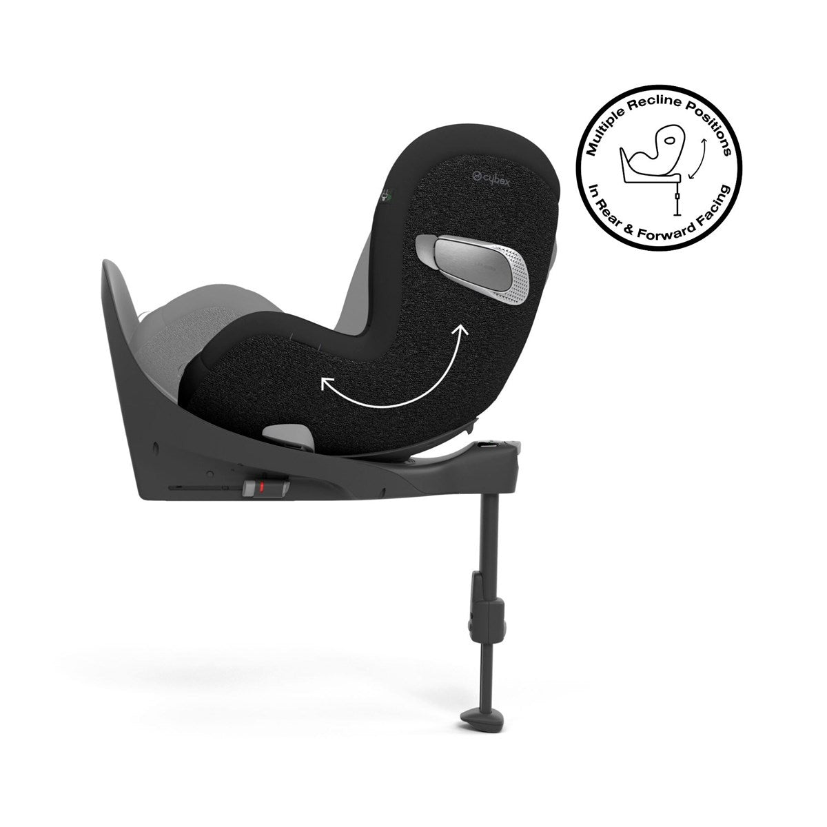 Cybex Cloud T & Sirona T 360 Car Seat Bundle, Sepia Black