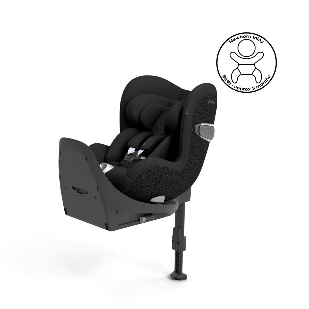 Cybex Cloud T & Sirona T 360 Car Seat Bundle, Sepia Black