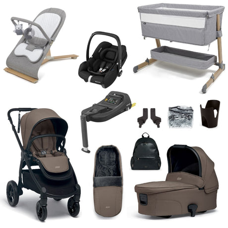 Mamas & Papas Ocarro Essential Travel & Nursery Bundle, Cafe