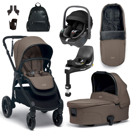Mamas & Papas Ocarro Travel System & 360 Base Bundle, Cafe