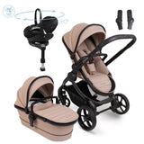 iCandy Peach 7 travel System With Pebble 360 Pro¬≤ Car Seat And Family Fix Base, Cookie