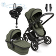 iCandy Peach 7 travel System With Pebble 360 Pro² Car Seat And Family Fix Base, Ivy