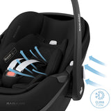 iCandy Peach 7 travel System With Pebble 360 Pro² Car Seat And Family Fix Base, Pecan