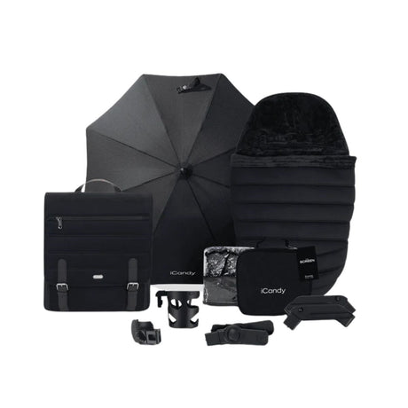 iCandy Peach 7 Luxury Travel System, Cybex Cloud T, Black