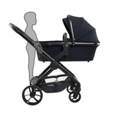 iCandy Peach 7 Luxury Travel System, Cybex Cloud T, Black