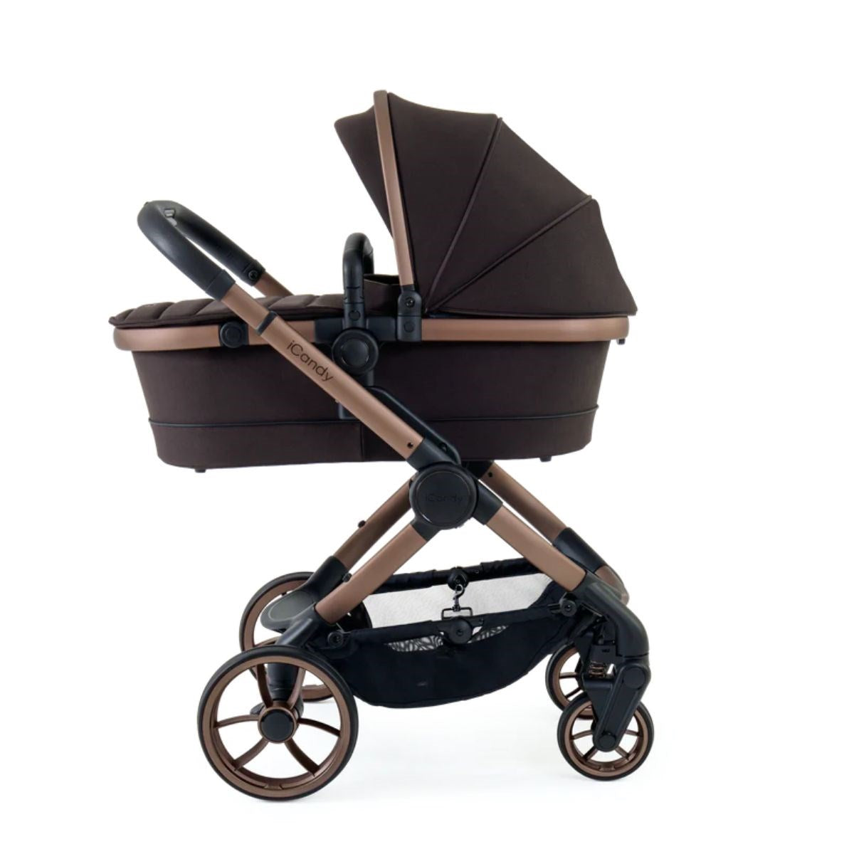 iCandy Peach 7 Luxury Travel System, Cybex Cloud T, Dark Pecan Edition
