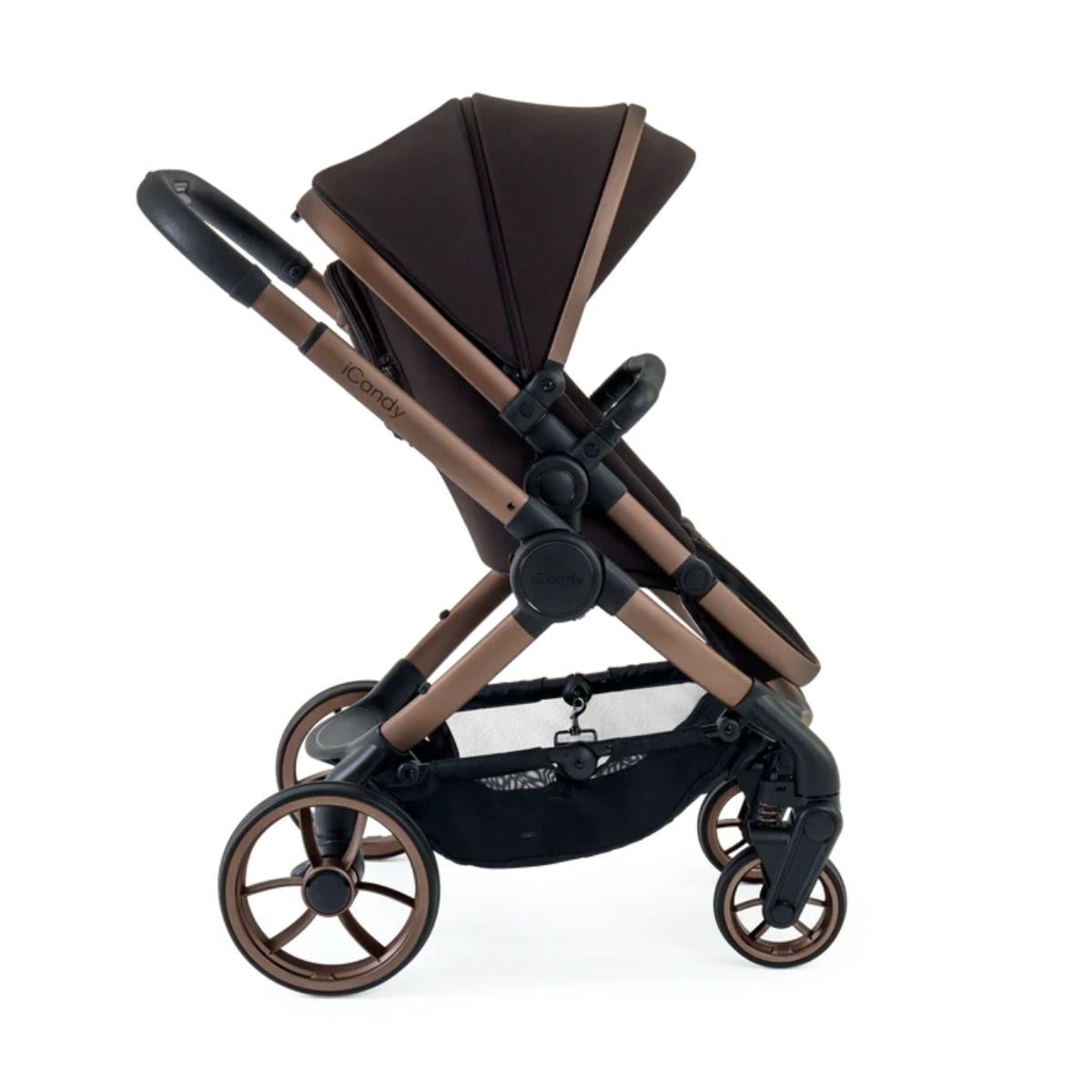 iCandy Peach 7 Luxury Travel System, Cybex Cloud T, Dark Pecan Edition