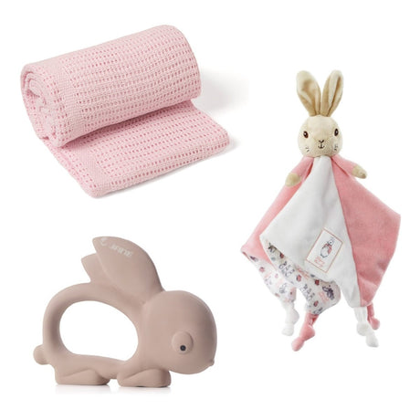 Samuel Johnston Baby Blanket Giftset, Pink