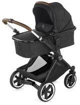 Jane Crosslight + Micro Pro + Travel Carrier Travel System, Cold Black