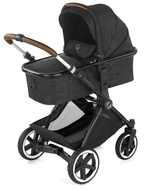 Jane Crosslight + Micro Pro + Travel Carrier Travel System, Cold Black