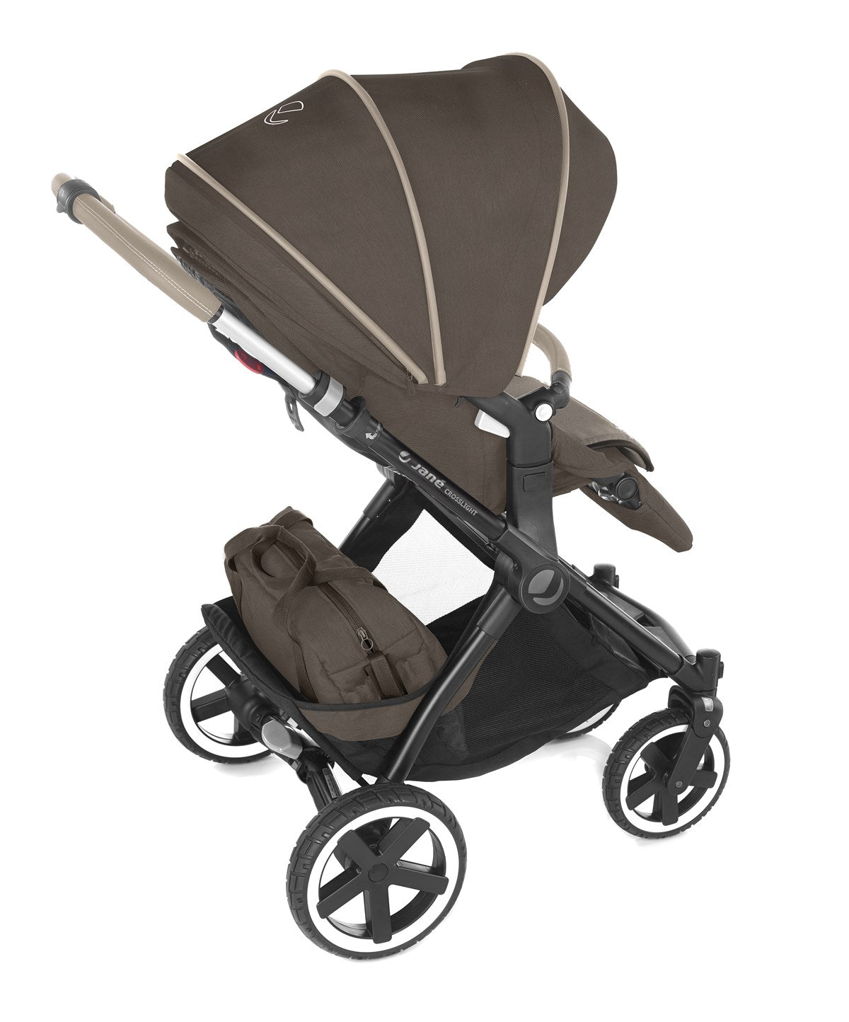Jane Crosslight + Micro Pro + Travel Carrier Travel System, Cold Black