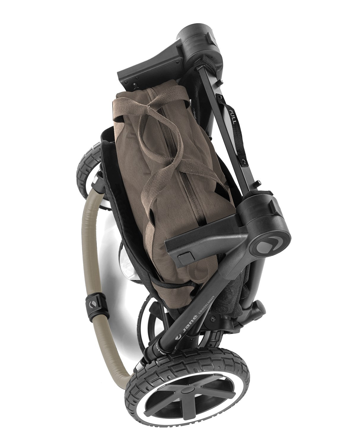 Jane Crosslight + Micro Pro + Travel Carrier Travel System, Cold Black