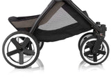 Jane Crosslight + Micro Pro + Travel Carrier Travel System, Cold Black