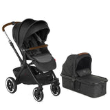 Jane Crosslight + Micro Pro + Travel Carrier Travel System, Cold Black