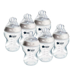 Tommee Tippee Natural Start Baby Bottles, 6 Pack