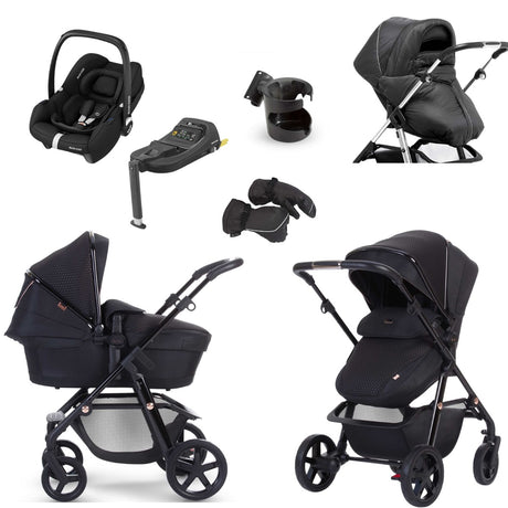 Silver Cross Pioneer Eclipse With Winter Pack & Maxi Cosi Cabriofix and Isofix Base