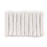 Bamboo Muslin Cloths For Baby 35 x 35 cm (10-Pack), White
