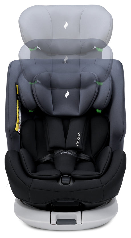 Osann Four 360S Nero Rotating i-Size Car Seat, 40-150cm 0-12 years