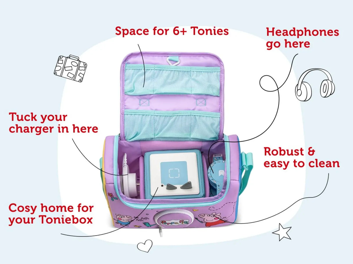 Tonies Listen And Play Bag - Peppa Pig