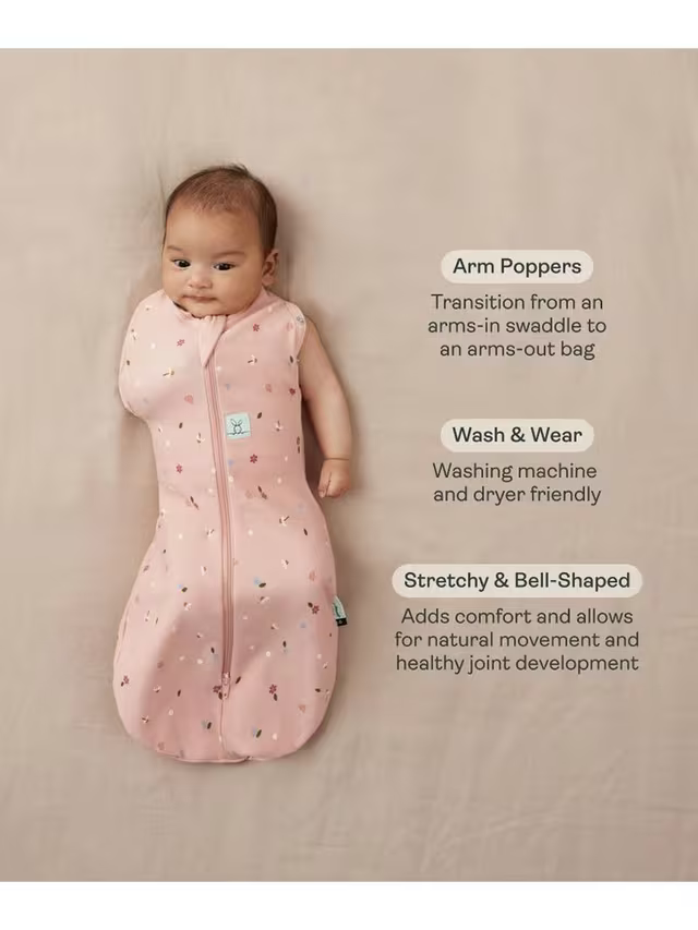 ergoPouch - Organic Winter Cocoon Swaddle Sleeping Bag - Sage 2.5 TOG