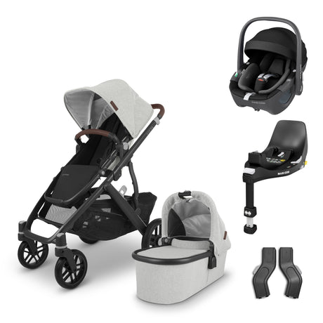 Uppababy Vista V2 Travel System with Pebble 360 Car Seat & Base