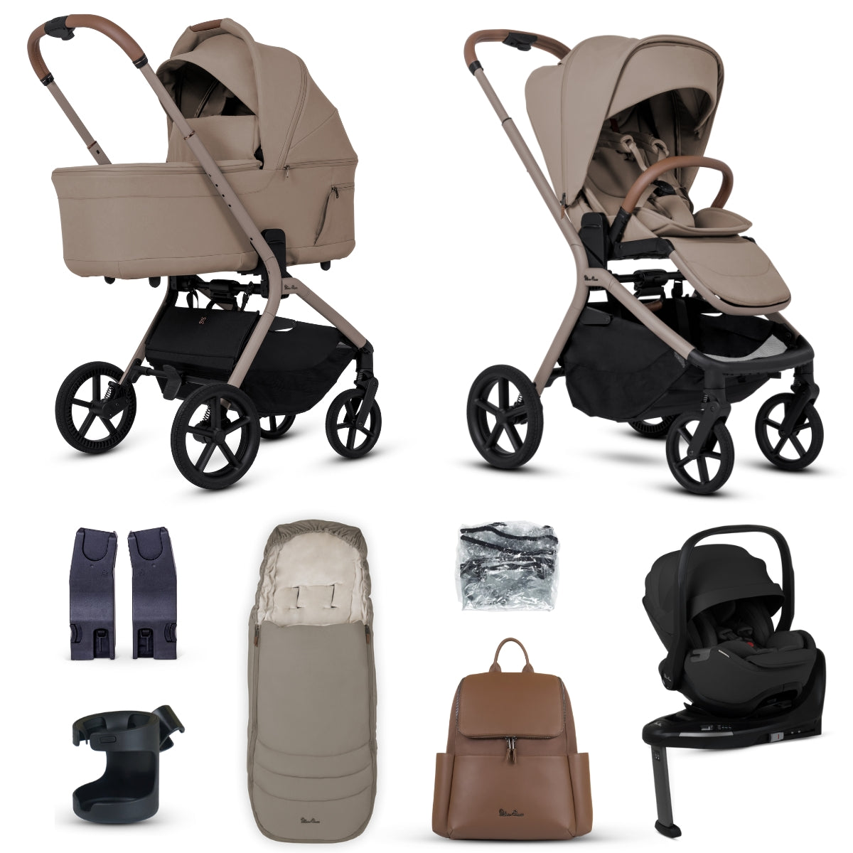Silver Cross Breez Ultimate 360 Travel System Bundle