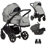 Noordi Fjordi V1 3in1 with Joie i-Snug 2 Car Seat, Grey