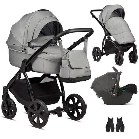 Noordi Fjordi V1 3in1 with Joie i-Snug 2 Car Seat, Grey